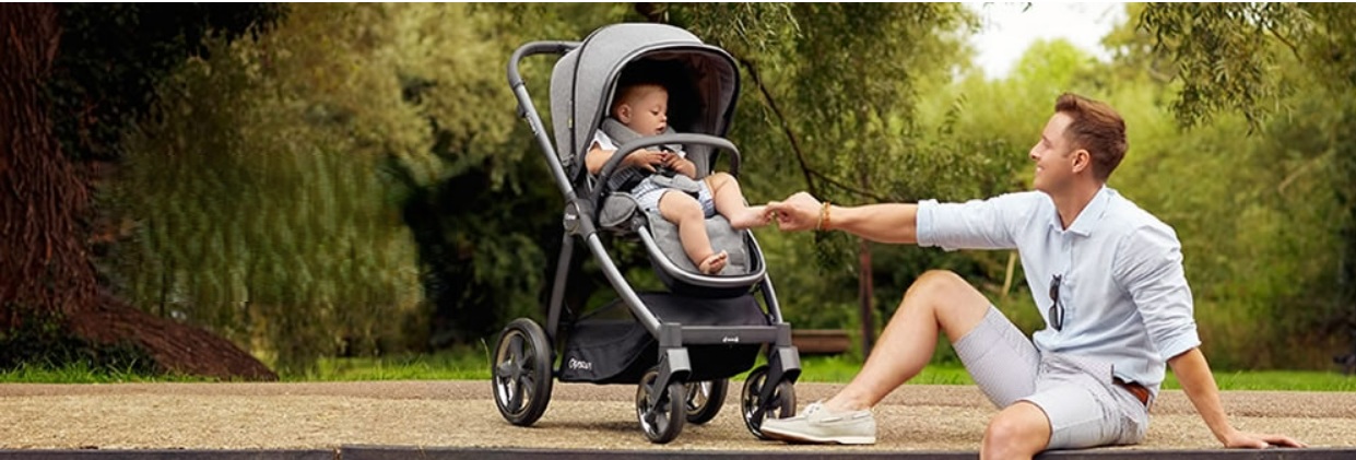 tiefe Wanne mit Kinderwagen